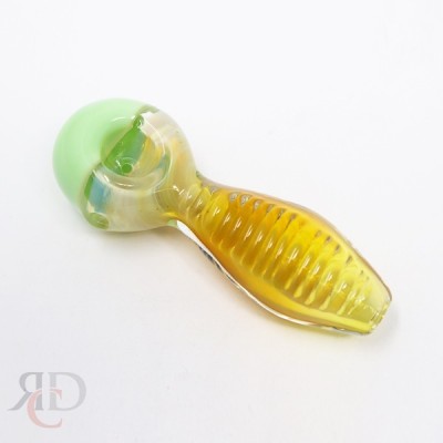 HAND PIPE GREEN HEAD FANCY PIPE GP784 1CT